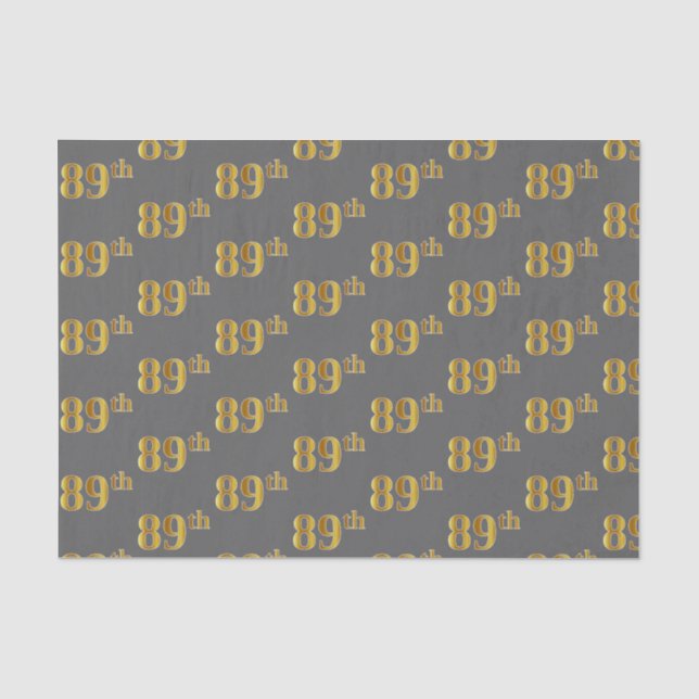 Graue, Imitate Gold 89. (89. Seidenpapier (Vorderseite)