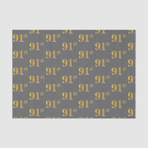 Graue, Imitate Gold 91. (Neunzigste) Veranstaltung Seidenpapier
