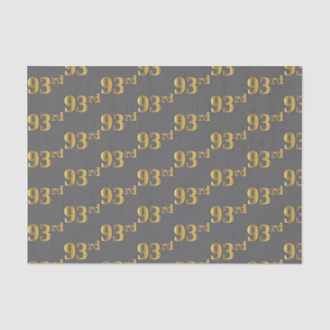Graue, Imitate Gold 93. (30.) Veranstaltung Seidenpapier (Vorderseite)