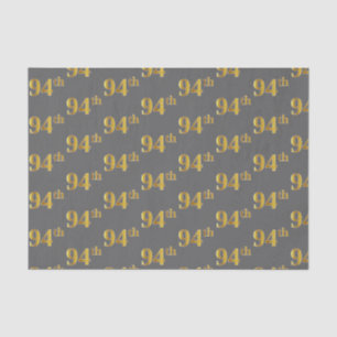 Graue, Imitate Gold 94. (vierundneunzig) Veranstal Seidenpapier