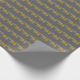 Graue, Imitate Gold 96. (60.) Veranstaltung Geschenkpapier