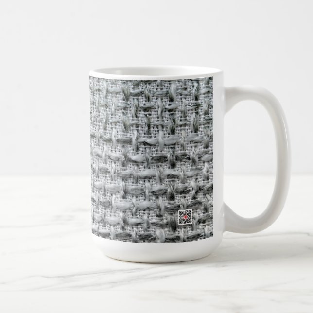 Graue Jute Kaffeetasse (Rechts)