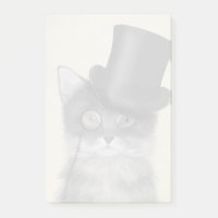 Graue Katze mit Top Hat