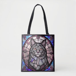 Graue Katze  Tasche