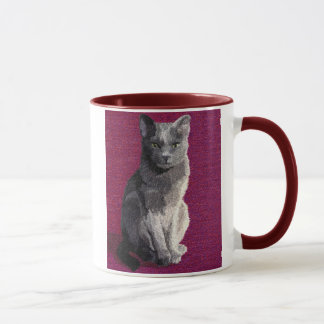 Graue Katzen-Tasse Tasse