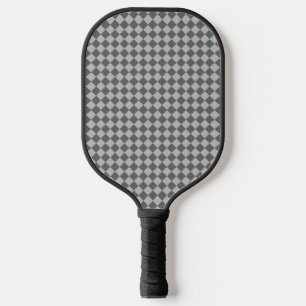 Graue Kombinations-Diamant-Muster von Shirley Tayl Pickleball Schläger
