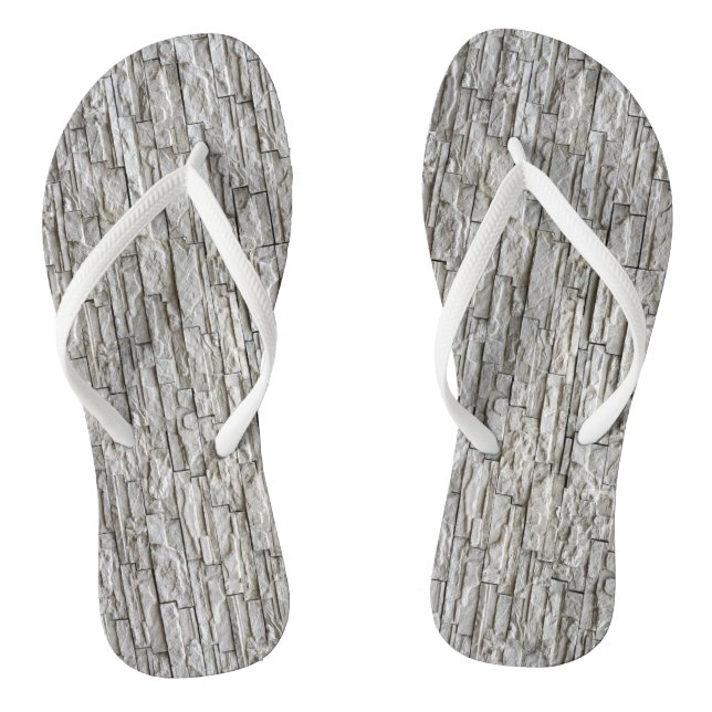 Graue Liebhaber Flip Flops (Fußbett)