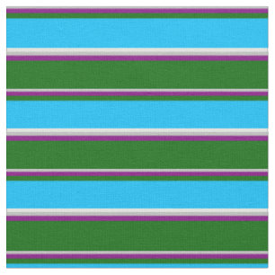 Graue, Lila, grüne, tiefblaue und helle Cyan Stoff