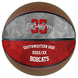 Graue Mannschaft Club Farben Geschenke Basketball