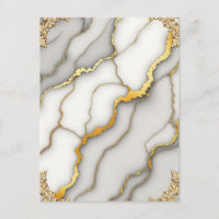 Graue Marmor Gold Verzierte Rahmen Muster