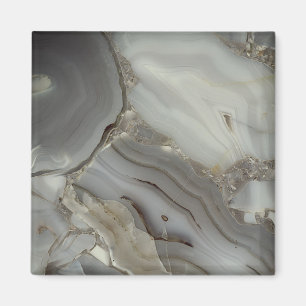 Graue Marmor mit Goldvene Magnet