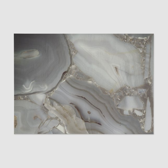 Graue Marmor mit Goldvene Seidenpapier (Vorderseite)