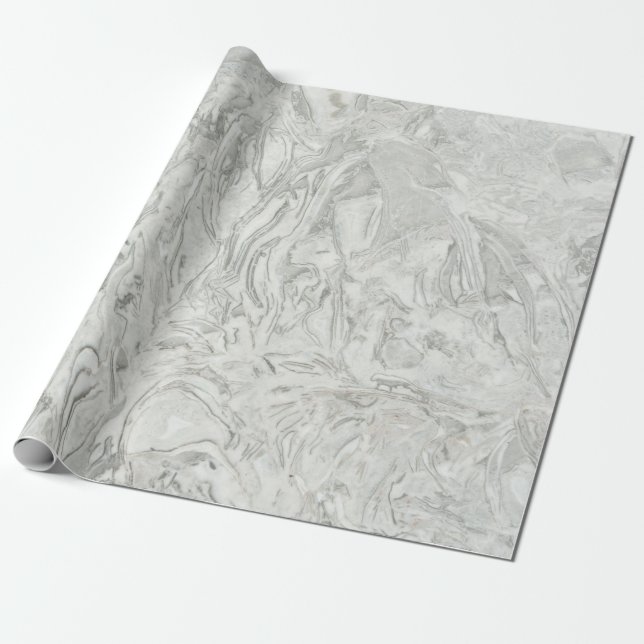 Graue Marmoroberflächen Geschenkpapier (Ungerollt)