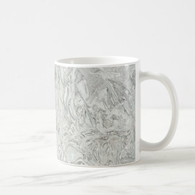 Graue Marmoroberflächen Kaffeetasse (Rechts)
