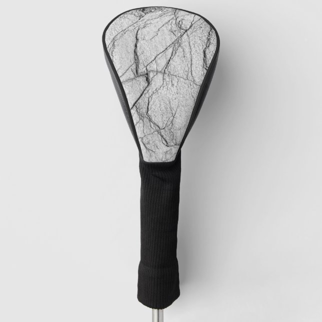 Graue Marmorplatte Golf Headcover (Vorderseite)