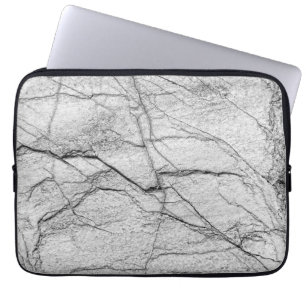 Graue Marmorplatte Laptopschutzhülle