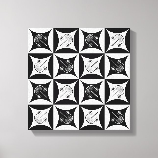 Graue Materie im Loch in der Barenttür Leinwanddruck (Vorderseite)