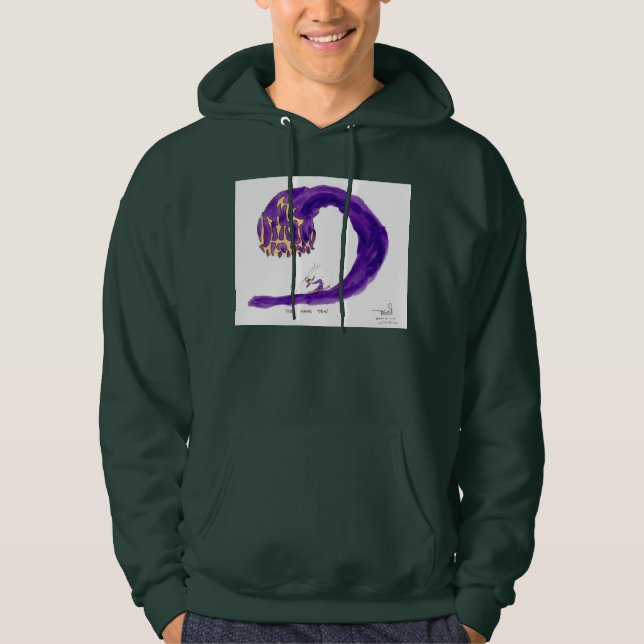 graue Menschenhoodie Hoodie (Vorderseite)