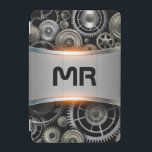 Graue metallische Hintergrund iPad Mini-Abdeckung iPad Mini Hülle<br><div class="desc">Bild eines grauen Hintergrund aus Metall mit schwarz anpassbarem Text.</div>