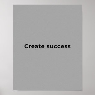 Graue minimalistische Wandkunst-Typografie Poster