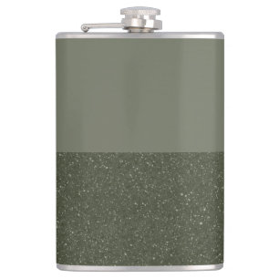 Graue, mit zwei Tonen bedruckte Flasche aus Vinyl Flachmann