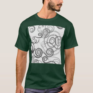 Graue, monochrome, Bio Linien T-Shirt