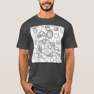 Graue, monochrome, Bio Linien T-Shirt
