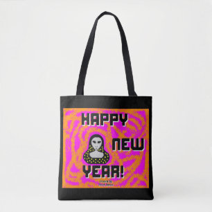 Graue Neujahrswünsche Totentasche Tasche