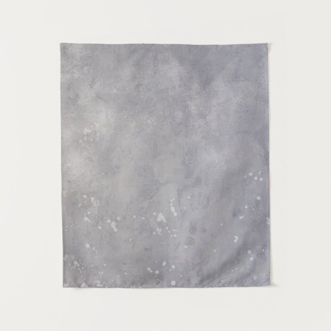 graue Oberfläche Wandteppich (Vorderseite)