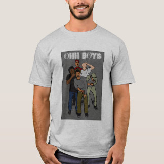 Graue OHH BOYS in Farbe T-Shirt