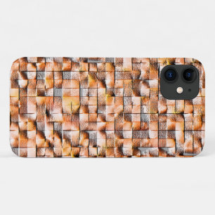 Graue, orangefarbene Keramik mit Fehlern, virtuell Case-Mate iPhone Hülle