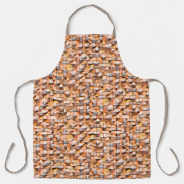 Graue, orangefarbene Keramik mit Mängeln, digitale Schürze