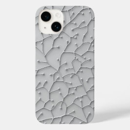 Graue organische Hülle für iPhone im minimalistisc