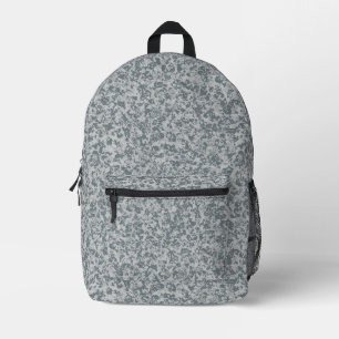 Graue organische Steintextur nahtloses Muster Bedruckter Rucksack