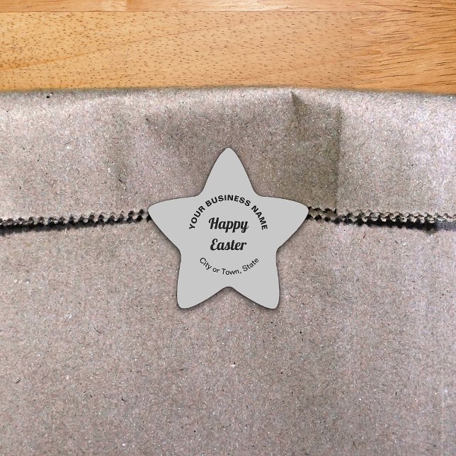 Graue Oster Business Star Shape Sticker (Von Creator hochgeladen)