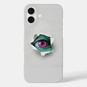 Graue Peeking Eye Phone Case
