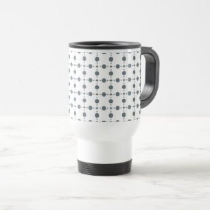 Graue Polka Dots, Polka Dot Pattern, Dots, Dotter Reisebecher