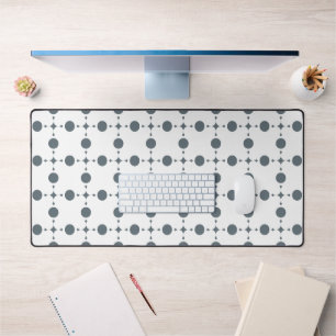 Graue Polka Dots, Polka Dot Pattern, Dots, Dotter Schreibtischunterlage