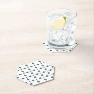 Graue Polka Dots, Polka Dot Pattern, Dots, Dotter Untersetzer