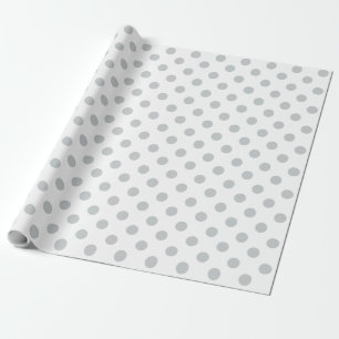 Graue Polka-Punkte ändern Alle Farbklick anpassen Geschenkpapier