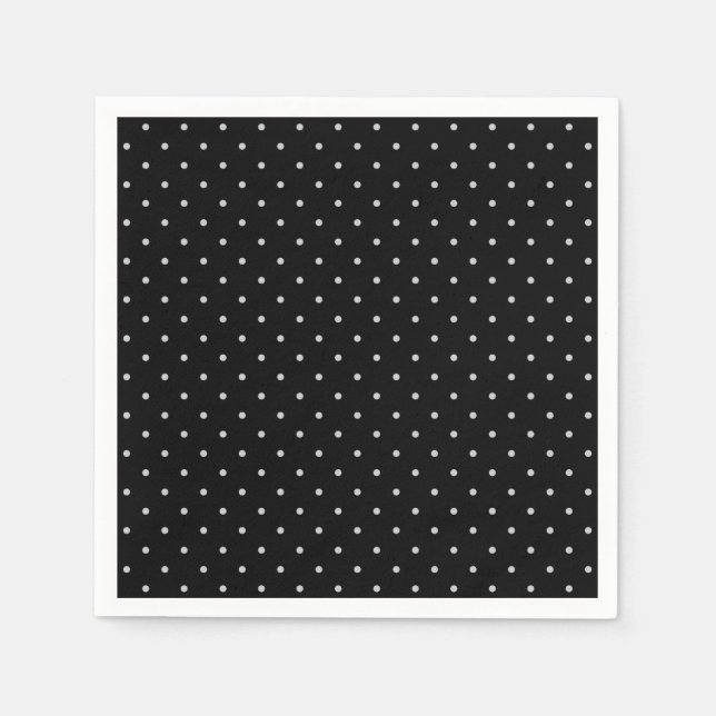 Graue Polka-Punkte ändern Alle Farbklick anpassen Serviette (Vorderseite)