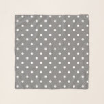 Graue Polka-Punkte Schal<br><div class="desc">Manchmal wollte wir einfach ein nettes Grau, um auszudrücken, wie wir uns fühlen oder in unserem Geschenk neutral bleiben. Es ist eine nette Farbe, die einen schlechten Rap bekommt. Lasse die Art und Weise, wie die Welt zusammen graue aussieht.</div>