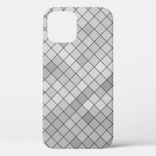 Graue polygonale Illustration, die aus Tria besteh Case-Mate iPhone Hülle