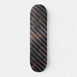 Graue Querstreifen, Karbon-Bänder, goldrot Skateboard
