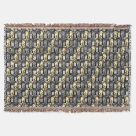 Graue rechteckige, geschnitzte und gefärbte Stücke Decke