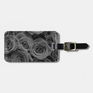 Graue Rosen, graue Blumenfoto      Gepäckanhänger