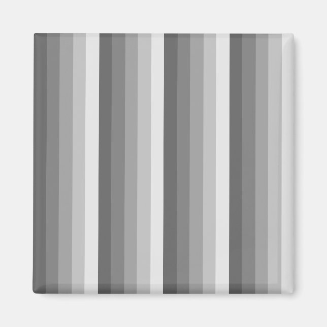 Graue Schattenstreifen Magnet (Vorne)