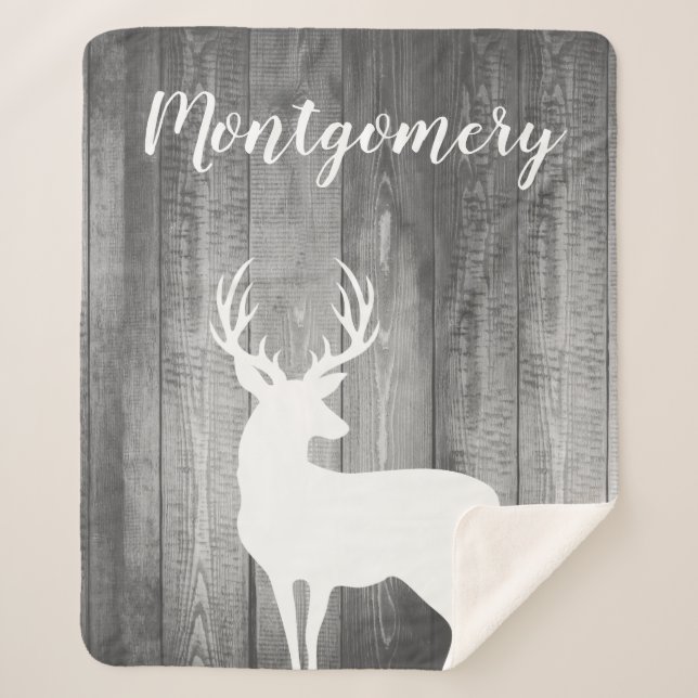 Graue Scheunen-hölzerner Planken-u. Sherpadecke (Vorderseite)