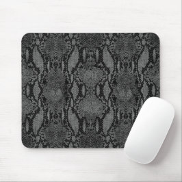 Graue Schlange Skin Print Mousepad