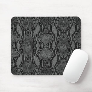 Graue Schlange Skin Print Mousepad
